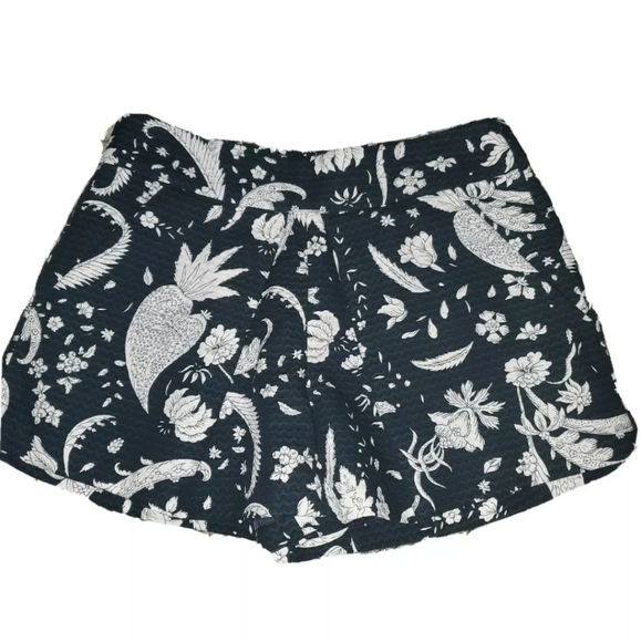 Zara Pants - ZARA WOMEN PAISLEY FLORAL PRINT CULOTTE SHORTS XS